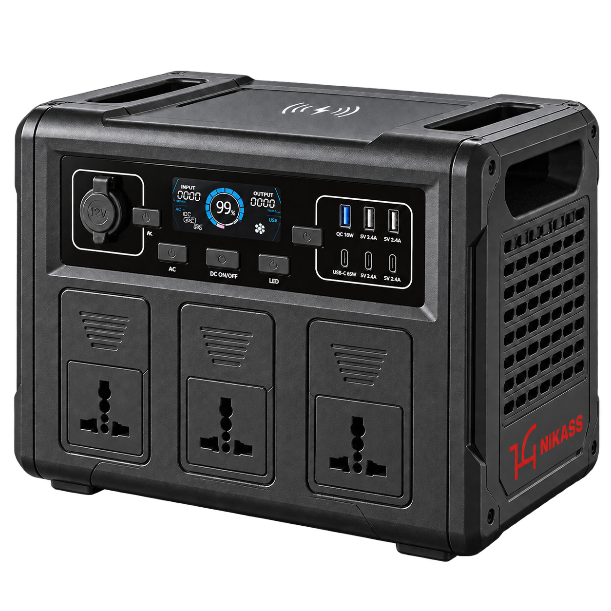 Портативная электростанция 560000 mAh 2000W 1792Wh